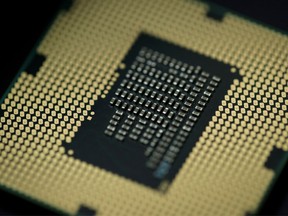 A computer processor. Chip flaws Meltdown and Spectre could allow hackers to lift passwords, photos, documents and other data from smartphones, PCs and the cloud computing services that many businesses rely on.