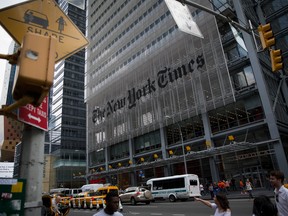 Forest City built the New York Times headquarters tower on Eighth Avenue in Manhattan.