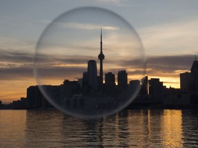 The Toronto skyline