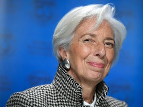 International Monetary Fund (IMF) Managing Director Christine Lagarde