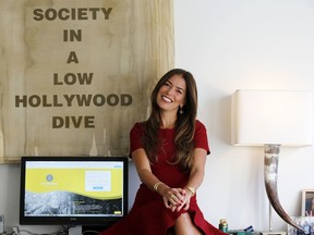 In this Jan. 12, 2018, photo, divorce attorney Laura Wasser, who has represented celebrities like Britney Spears and Johnny Depp, poses at her Century City office in Los Angeles. On Thursday, Jan. 25, Wasser is launching a new website and service called, It's Over Easy, that aims to help couples get divorced online without having to hire an attorney or set foot into a courthouse.