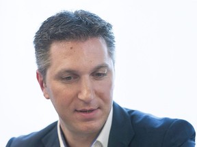 Amaya CEO David Baazov attends the company's annual general meeting in Montreal, Monday, June 22, 2015. A Quebec judge has refused to stay insider trading charges against former Amaya CEO David Baazov and other accused.