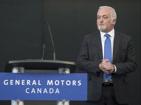 Steve Carlisle, president and managing director of General Motors Canada, at the opening of GM's new Canadian Technical Centre, in Markham.