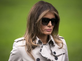 First lady Melania Trump will not accompany U.S. President Donald Trump to a global summit in Davos this week.