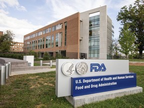 FILE - This Oct. 14, 2015 file photo shows the Food & Drug Administration campus in Silver Spring, Md. On Tuesday, Jan. 30, 2018, the FDA is asking manufacturers of anti-diarrhea drugs to package their medications in smaller quantities, since recent statistics show a rise in abuse of massive doses to try and get high from a small amount of an opioid in the medication.