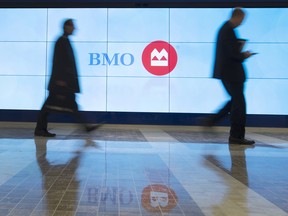 TORONTO, ONTARIO: JANUARY 18, 2018óFINANCEóPeople use Toronto's PATH system as they walk past the BMO moniker, Thursday January 18, 2018.  [Photo Peter J Thompson] [For Financial Post by TBAFinancial Post]                                                                                                                                                                                                                                                                                                                                                                                                                                                                                                                                                                                                 //NATIONAL POST STAFF PHOTO