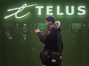 Telus will pay about $66.5 million to acquire about 39,000 customer accounts in British Columbia, Alberta and Saskatchewan.