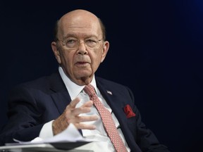 Willbur L. Ross, Secretary of Commerce of the United States,  attends the annual meeting of the World Economic Forum, WEF, in Davos, Switzerland, Wednesday, Jan. 24, 2018.