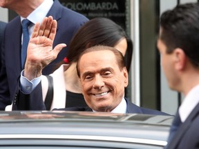 Former Italian premier Silvio Berlusconi