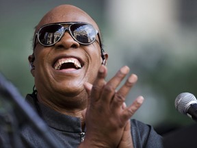 FILE - In this Aug. 17, 2015, file photo, musician Stevie Wonder performs during a free pop-up concert in Philadelphia. A North Carolina man who admitted to defrauding the University of Hawaii of $200,000 by lying about being able to produce a Stevie Wonder fundraiser concert now wants to take back his guilty plea. Marc Hubbard was scheduled to be sentenced in federal court in Honolulu Thursday, Feb. 22, 2018. But he filed a sealed motion to withdraw his plea on Wednesday.