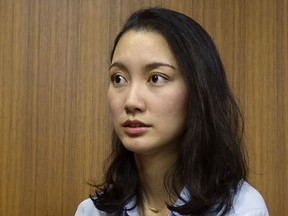 In this Oct. 27, 2017, photo, Shiori Ito, a journalist, who says was raped by a prominent TV newsman in 2015, talks about her ordeal and the need for more awareness and support for the victims in Japan, during an interview in Tokyo. Many online commentators criticized her for speaking out, looking too seductive and ruining the life of a prominent figure. Some women called her an embarrassment, she said. The #MeToo movement that has rattled America over sexual misconduct has slow to catch up in Japan, where discussion of sex crimes is still taboo and victims often get the blame.