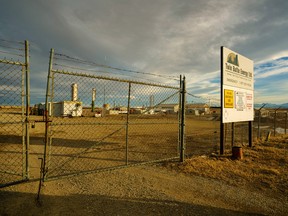 The Twin Butte Energy site is just south of the Bruder Ranch near Twin Butte, Alberta.