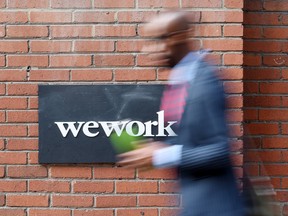 WeWork's Richmond Street location in Toronto. WeWork's members include not just entrepreneurs but also big firms such as Royal Bank of Canada, Shopify and Equifax that may be looking for temporary or spill-over space.