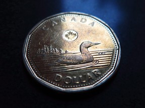 The Canadian dollar has dropped 2.9 per cent against the U.S. dollar this year.