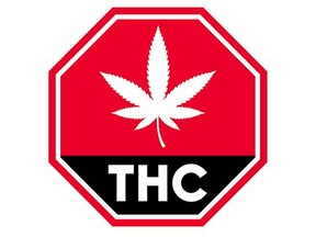 The new marijuana packaging logo is seen in an undated handout photo.