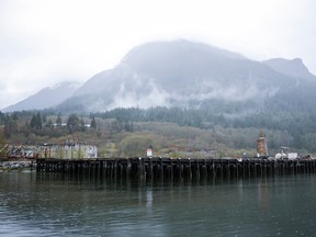 The WoodFibre LNG project site in Howe Sound south of Squamish, B.C.