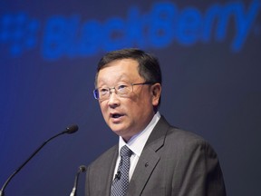 Blackberry Ltd chief executive John Chen.