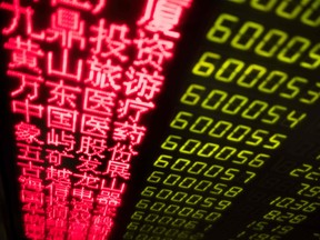 Fears of a trade war with the U.S. sparked the steepest intraday selloff in six weeks in China's stock markets.