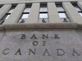 The Bank of Canada is seen Wednesday September 6, 2017 in Ottawa.The Bank of Canada keeps its key interest rate target on hold at 1.25 per cent.