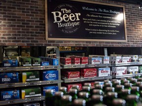 A beer store in Toronto is pictured on Thursday, April 16, 2015. A class action lawsuit filed against the Beer Store more than three years ago has been dismissed by the Ontario Superior Court.