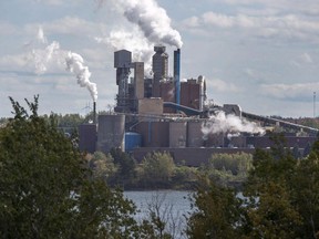 The Northern Pulp Nova Scotia Corporation mill is seen in Abercrombie, N.S. on Wednesday, Oct. 11, 2017. A group of Maritime fisheries groups say a proposed effluent treatment plan for the Northern Pulp mill in Nova Scotia could have negative environmental impacts on marine life in the Northumberland Strait.
