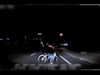 This image made from video, March 18, of a mounted camera provided by the Tempe Police Department shows an exterior view moments before an Uber SUV in autonomour mode hit a woman in Tempe, Ariz. Video of the deadly self-driving vehicle crash in suburban Phoenix shows the pedestrian walking from a darkened area onto a street just moments before the crash.