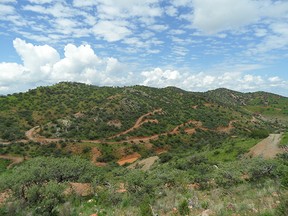 Looking Northwesterly at the La Cigarra Silver Project, located in Chihuahua State, Mexico.