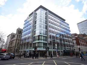 The offices of Cambridge Analytica (CA) in central London, after it was announced that Britain's information commissioner Elizabeth Denham is pursuing a warrant to search Cambridge Analytica's computer servers, Tuesday March 20, 2018.  Denham said Tuesday that she is using all her legal powers to investigate Facebook and political campaign consultants Cambridge Analytica over the alleged misuse of millions of people's data. Cambridge Analytica said it is committed to helping the U.K. investigation.