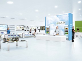Artist’s rendition of Delta 9 Lifestyle stores being designed for the Manitoba market.