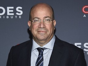 FILE - In this Dec. 17, 2017 file photo, CNN president Jeff Zucker attends the 11th annual CNN Heroes: An All-Star Tribute in New York. Zucker says that rival Fox News Channel is a propaganda machine that is doing an incredible disservice to the country. Zucker spoke Thursday at the Financial Times Future of News conference.