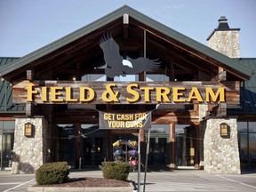 The Field & Stream is seen just after opening on Wednesday, Feb. 28, 2018 in Cranberry Township, Pa. Dick's Sporting Goods, owner of Field & Stream stores, made an announcement Wednesday, two weeks after the school massacre in Parkland, Fla., that they will immediately end sales of assault-style rifles and high capacity magazines at all of its stores and ban the sale of all guns to anyone under 21 years old. Dick's, a major gun retailer, had cut off sales of assault-style weapons at Dick's stores following the Sandy Hook school shooting.