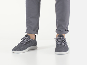 A current model of an Allbirds sneaker