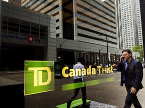 Toronto-Dominion Bank saw strong performance in the United States and Canada.