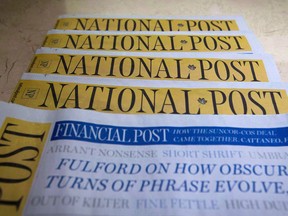 Postmedia, which owns more than 160 brands including the Financial Post, reported Wednesday that its operating expenses for the three months ending Feb. 28 dropped by $36.2 million (21 per cent) due to cost reduction initiatives and a $17-million tax credit from the Ontario government.