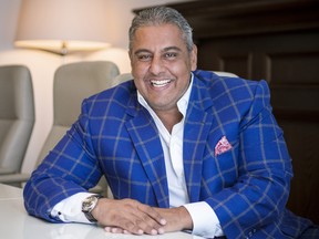 Sonny Mottahed, co-founder and chief executive officer of 51st Parallel, at the company's office in Calgary, Alberta. After 25 years in the oilpatch, most recently running his own advisory firm, Mottahed is striking out into the pot business.