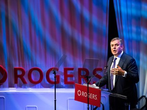 Rogers CEO Joe Natale at the annual general meeting.