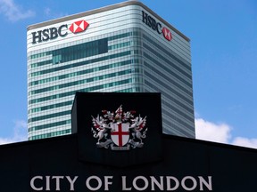 HSBC's headquarters in London.