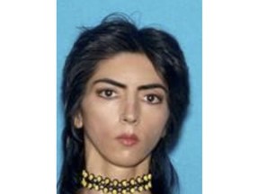 This undated photo provided by the San Bruno Police Department shows Nasim Aghdam. Law enforcement officials have identified Aghdam as the person who opened fire with a handgun, Tuesday, April 3, 2018, at YouTube headquarters in San Bruno, Calif., wounding several people before fatally shooting herself in what is being investigated as a domestic dispute, according to authorities. (Courtesy of San Bruno Police Department via AP)