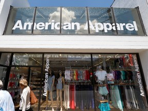 A former American Apparel store in Pittsburgh in 2014.