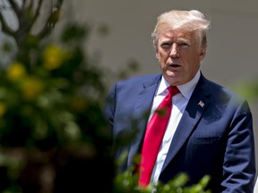 U.S. President Donald Trump at the White House on Monday, May 21, 2018.