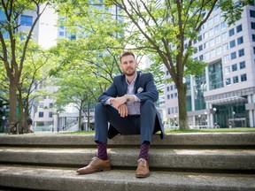 Patrick Howard, 26, recently purchased a two-bedroom, two-bathroom condo in downtown Toronto.