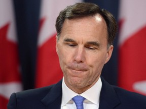 Finance Minister Bill Morneau held a press conference Wednesday morning.