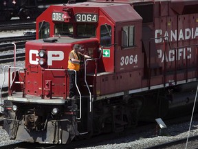 The strike by CP Rail conductors and locomotive engineers began at 10 p.m. eastern time, Tuesday.