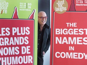 Comedian Howie Mandel, one of the new co-owners of the Just for Laughs comedy festival, is seen at the company's headquarters Tuesday, May 15, 2018 in Montreal. There's a report Bell Canada and entertainment giant evenko are getting involved as partners in the Just For Laughs comedy festival. La Presse is saying the two companies will own 51 per cent of the venture and that the transaction will be made official by mid-June.THE CANADIAN PRESS/Ryan Remiorz