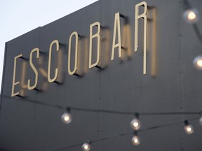 Escobar the restaurant is pictured in Vancouver, B.C., Tuesday, May, 1, 2018. A Latin-themed restaurant in Vancouver is drawing criticism for the name it shares with a famed Colombian drug lord linked to thousands of deaths. A spokeswoman for Escobar restaurant said they aren't trying to make a statement or offend anyone with the name.