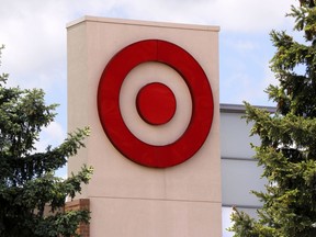 FILE - This May 3, 2017, file photo shows the logo on a Target store in Upper Saint Clair, Pa. Target Corp. reports earnings on Wednesday, May 23, 2018.