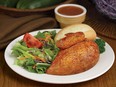 Swiss Chalet’s voice order feature allows customers to place an order for pick up or delivery through the app.