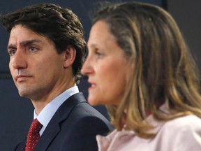 Prime Minister Justin Trudeau and Foreign Affairs Minister Chrystia Freeland announce tariff "countermeasures" Thursday in response to the American decision to impose tariffs against Canadian steel and aluminum.