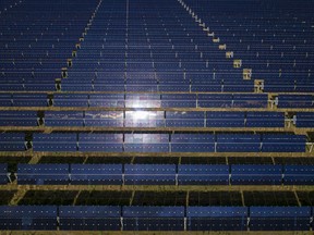 A solar farm in the United States.