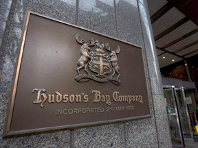 Hudson's Bay reported a net loss of $400 million (US$308.5 million), or $1.70 a share, in its first quarter ended May 5, following a net loss of $221 million, or $1.21 per share, a year earlier.